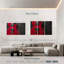 Abarca Shiny Red Electric Guitar-108101979