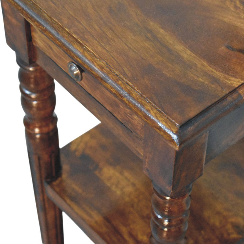 Solid Wood End Table