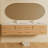 84 Inch Solid Surface Resin Vanity Top With Integrated Sink – Rectangular Double Bathroom Countertop,  Glossy White,