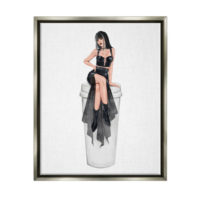 " Fashionable Woman Glam Coffee Cup " by Ziwei Li