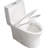 1000 Gram Map Flushing Score 1.1/1.60 One Piece Toilet, Elongated Comfort Height, Soft Closing Seat, Glossy White, Water Floor Placement White Efficient Flushing, Water, Hassle- Setup