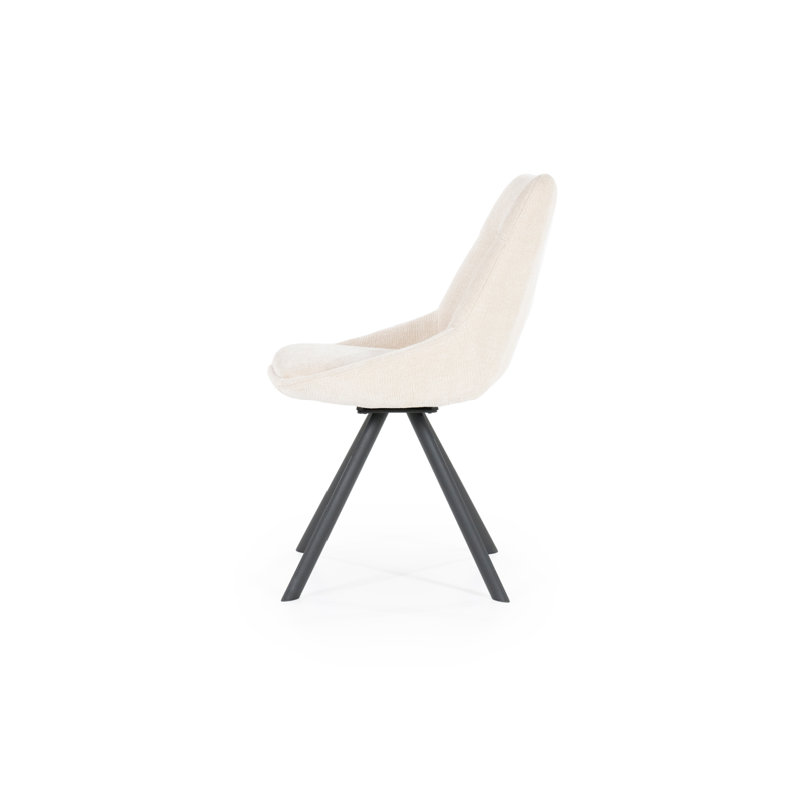 Dining Chair Upholstered Dining Chair, White