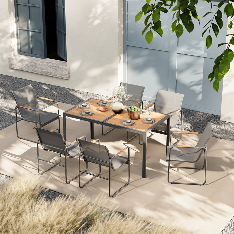 7 Pieces Patio Dining Set