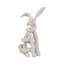 Sagebrook Home 16" Ninove Quartz Resin Bunny Statuary