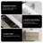 32" Single Bathroom Vanity Wall-mounted Floating vanities with White Resin Stone Top,2 Drawers Modern for Small Bathroom-979592107-979592104