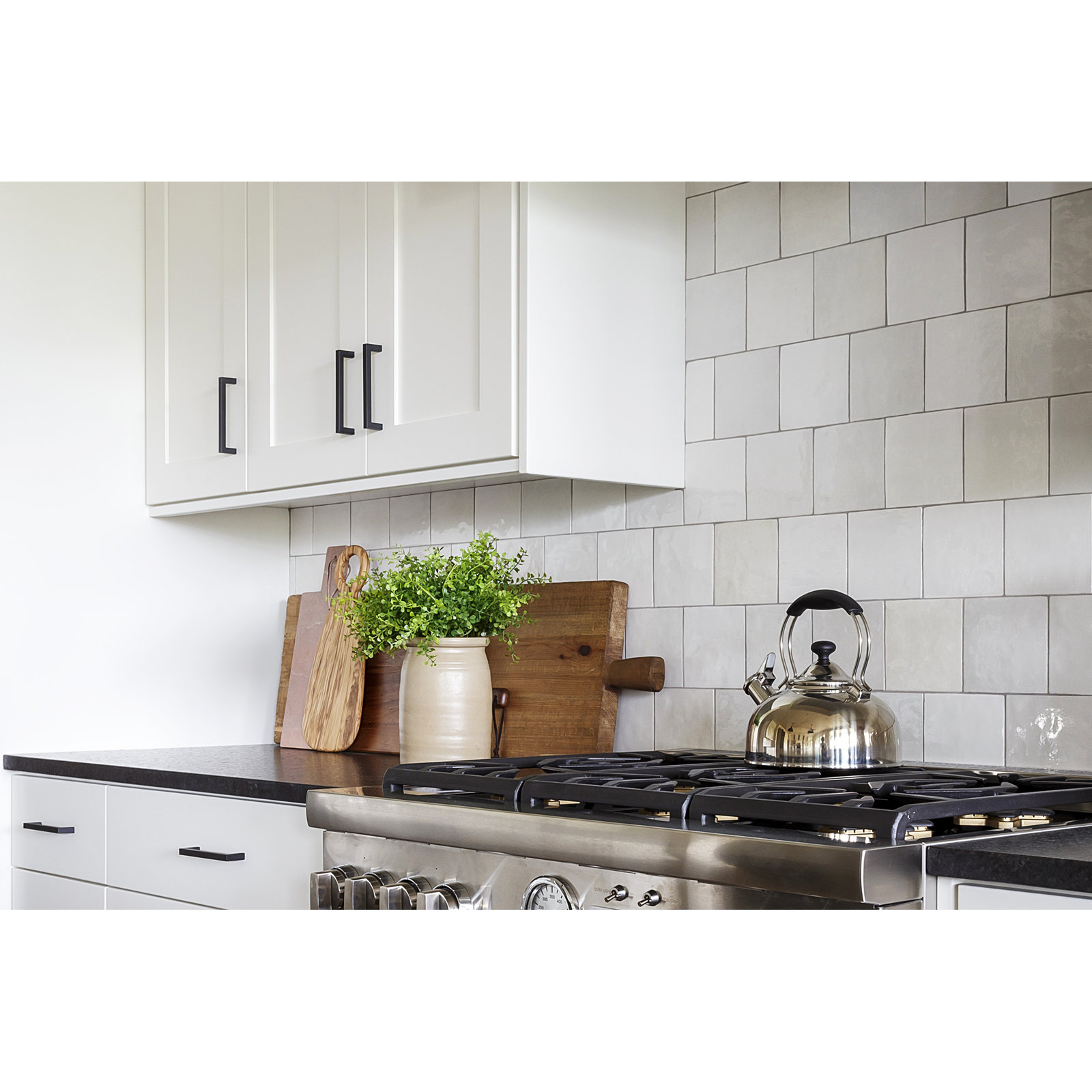Cloe 5 in. x 5 in. Handmade-Look Ceramic Wall Glossy Subway Tile, White