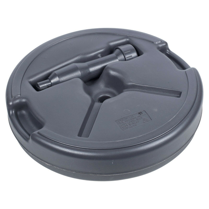 Abington 0.98kg Plastic Free Standing Umbrella Base, Anthracite