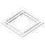 Médaillon de plafond contemporain en PVC de qualité architecturale 30 po x l 20 po x H 1 po x P 10 1/2 po x P 1 po-36072884-137837487-137837596
