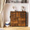 Commode de table en bois pour chambre à coucher avec 12 tiroirs