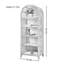 Vitrine moderne et simple en rotin