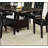 Modern Faux Marble Top Dining Table with Shelve Storage Base, Birch Wood and MDF Construction for Durability