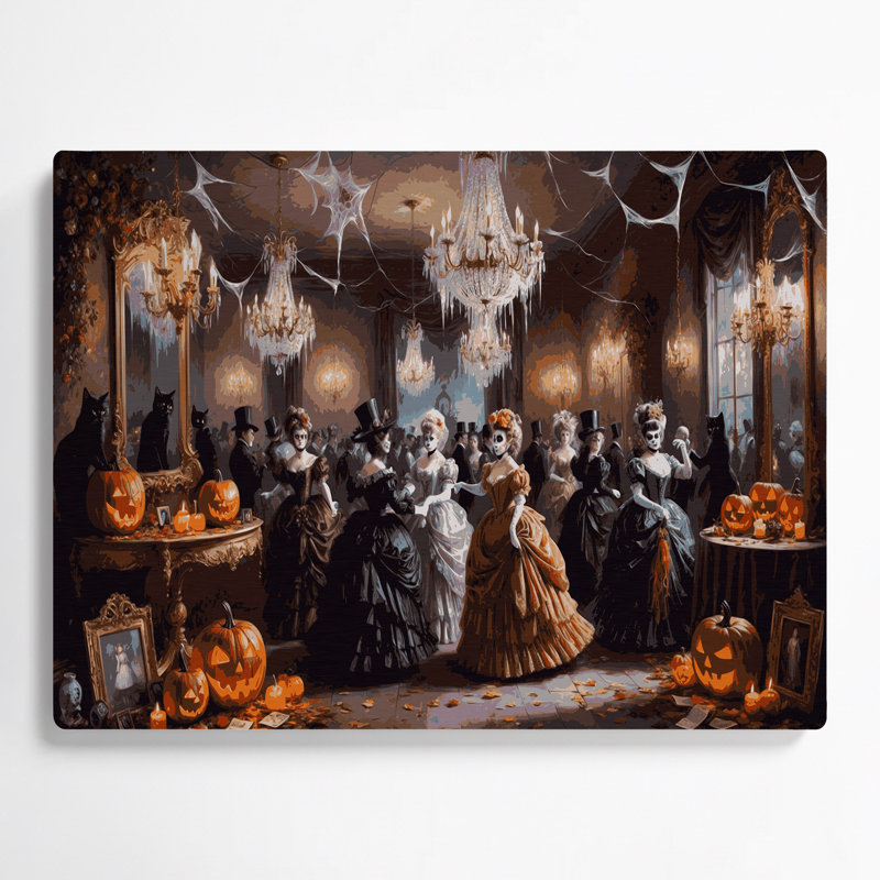 Halloween, décorations d'Halloween antiques, H 11 po x l 14 po