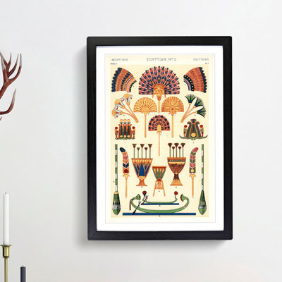 Egyptian Pattern by Owen Jones - Picture Frame Painting Print