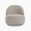 Chaise d'appoint pour le salon avec fonction pivotante-187335300