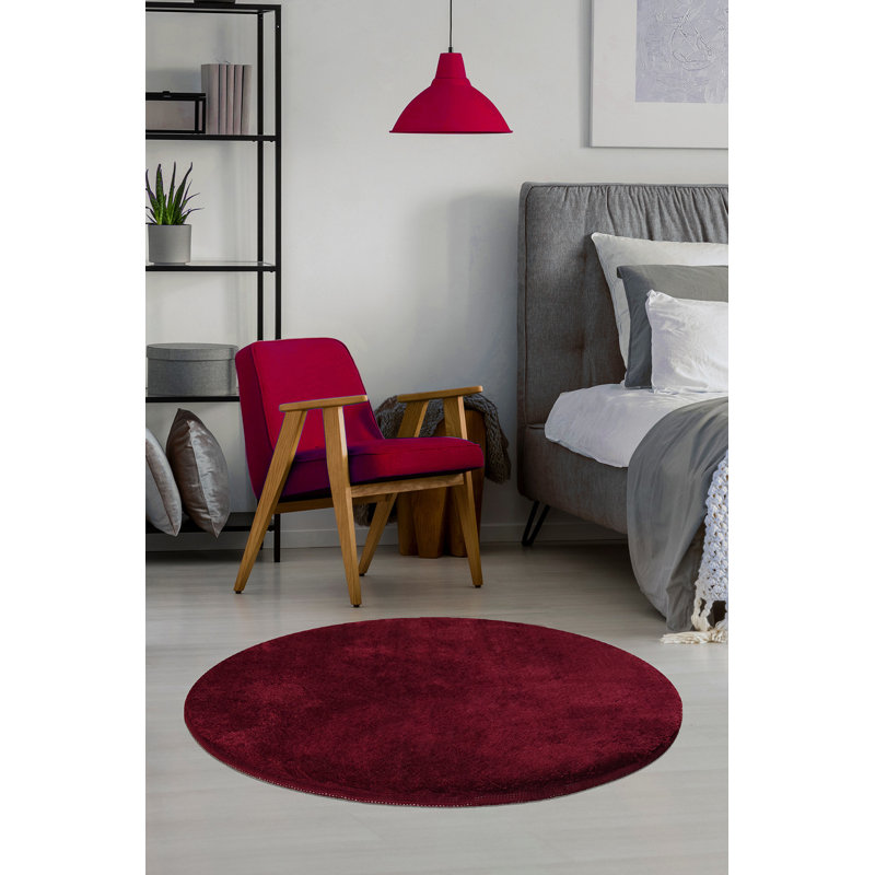 Washable Indoor Rug, Round 2'11"