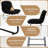 Upholstered Metal Frame Bar & Counter Stools With Backs-1095552901