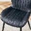 Chaises de salle à manger ergonomiques en polyuréthane avec dossier incurvé Lalu