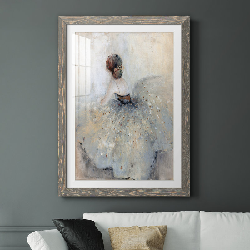 En un coup d'œil - Impression sur papier encadrée, H 37,5 po x l 27,5 po x P 1,5 po, Gris
