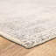 Tapis rayé gris tissé à la main-61240295