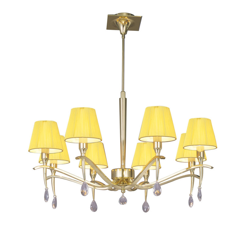Ebenezer 8 - Light Shaded Chandelier