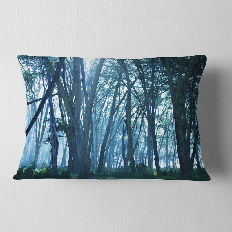 Coussin lombaire imprimé forêt tropicale dense