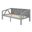 Wooden Daybed With Slat Support & Leg Support-121087528-121087529