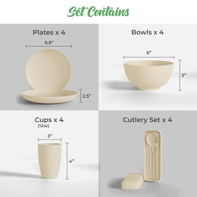 Service de table Ebern Designs Candice