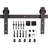 K Style Solid Wood Sliding Barn Door with Hardware Kit- Assembly Needed-91343035-64705670