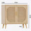  Buffet avec rangement et pieds en bois massif-2095029277