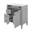 Meuble-lavabo autoportant de 30 po avec lavabo supérieur, meuble-lavabo moderne encastrable avec 2 tiroirs et un tiroir basculant-1285802074