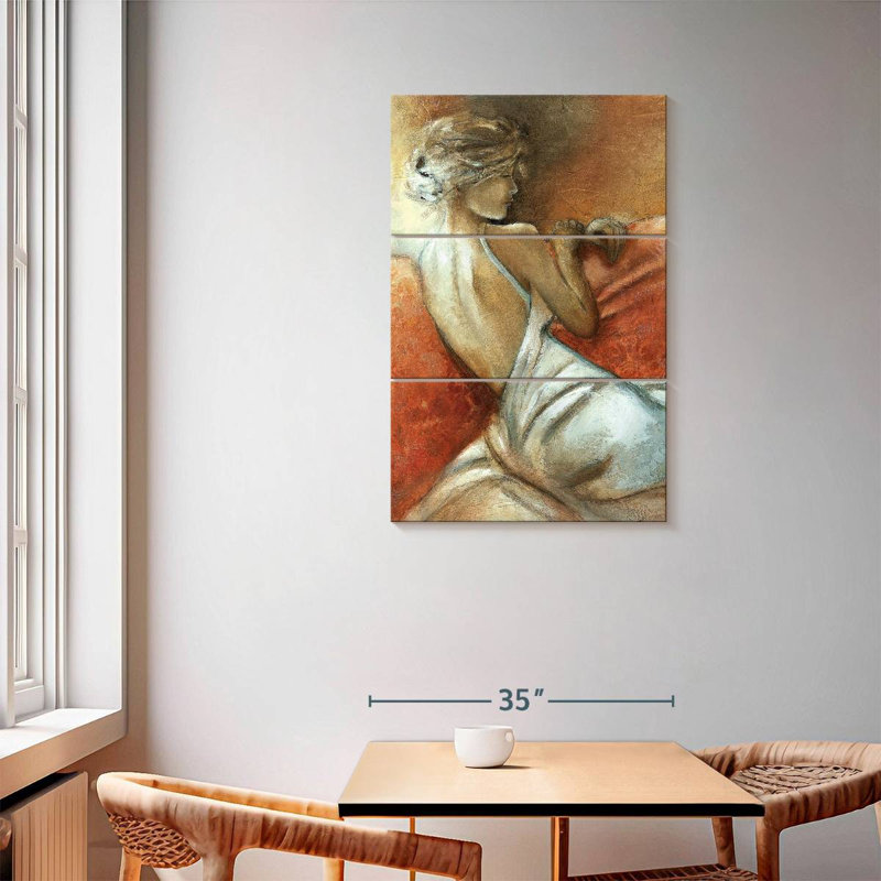 Leisha A Quiet Refrain I, 57" H x 36" W
