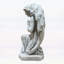 Statue ange en oxyde de magnésium résistant aux intempéries pour un décor extérieur et intérieur, détail exquis et design durable