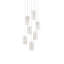 Luminaire suspendu 7 lumières Escenia