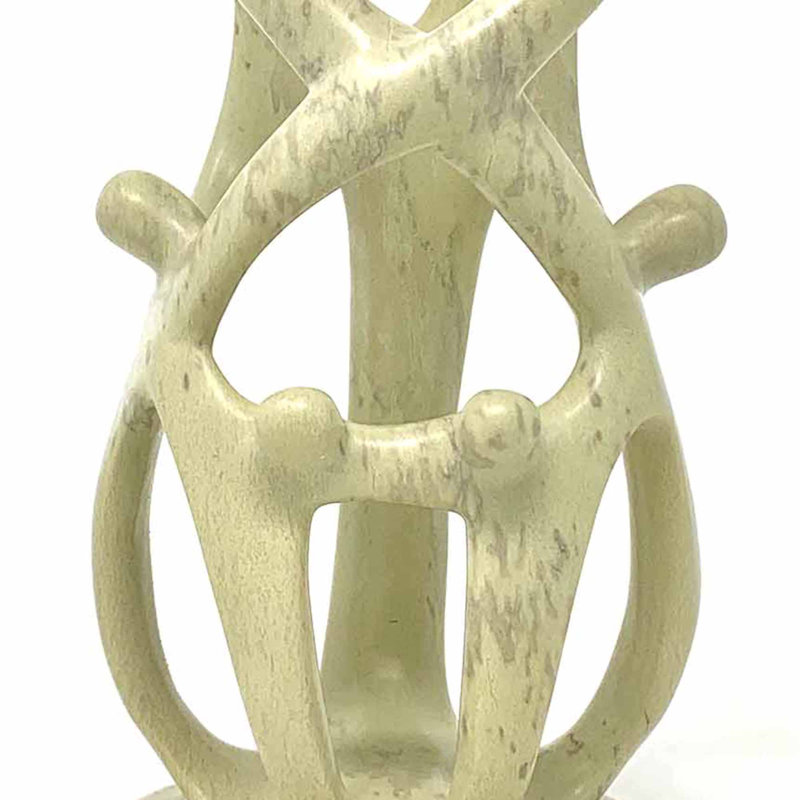 Noran Text & Numbers Figurines & Sculptures, 10" H x 5" W x 5" D, Gray