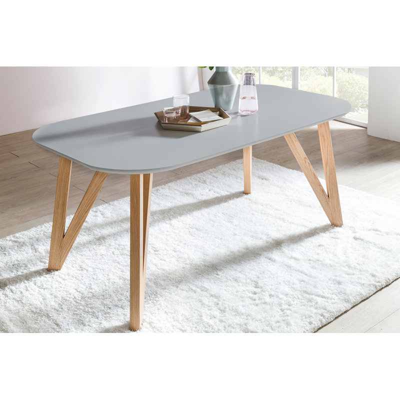 Madalyn Oval Dining Table, Grey
