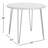 Dawley Mango Round Solid Wood Top with Iron Base Dining Table-115146862