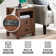 Adaija 18"W Nightstand with Charging Station, Farmhouse End Table with 2 Drawers & Open Storage