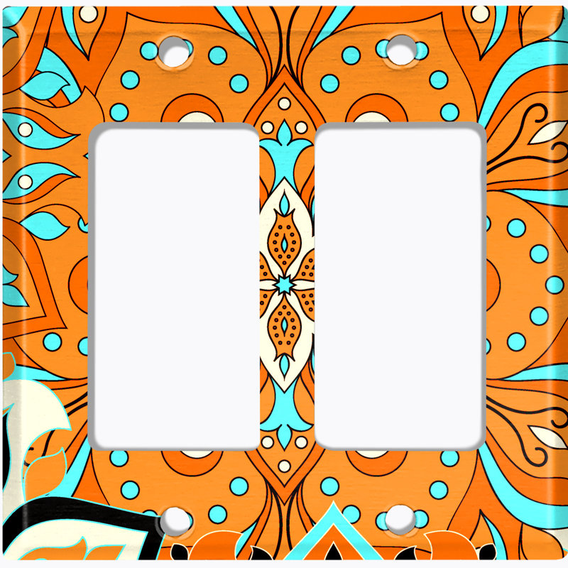 Décorateur 2 bandes, Bleu/orange
