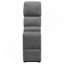 Causeuse rembourrée anthracite