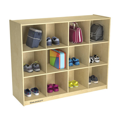 12 Compartment Birch Plywood Cubby