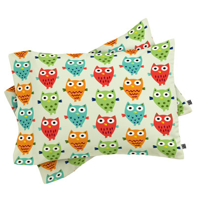 Taie d’oreiller amusant hibou Andi Bird