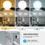 Luminaire de plafond encastré à DEL de 7 pouces ultra mince à 3 lumières à intensité variable sélectionnable