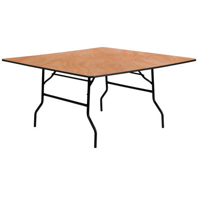 Wofford Square Wood Folding Banquet Table