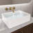Vessel Sink Rectangle 19 Inch Bathroom Sink,Rectangular Above Counter Bathroom Sinks