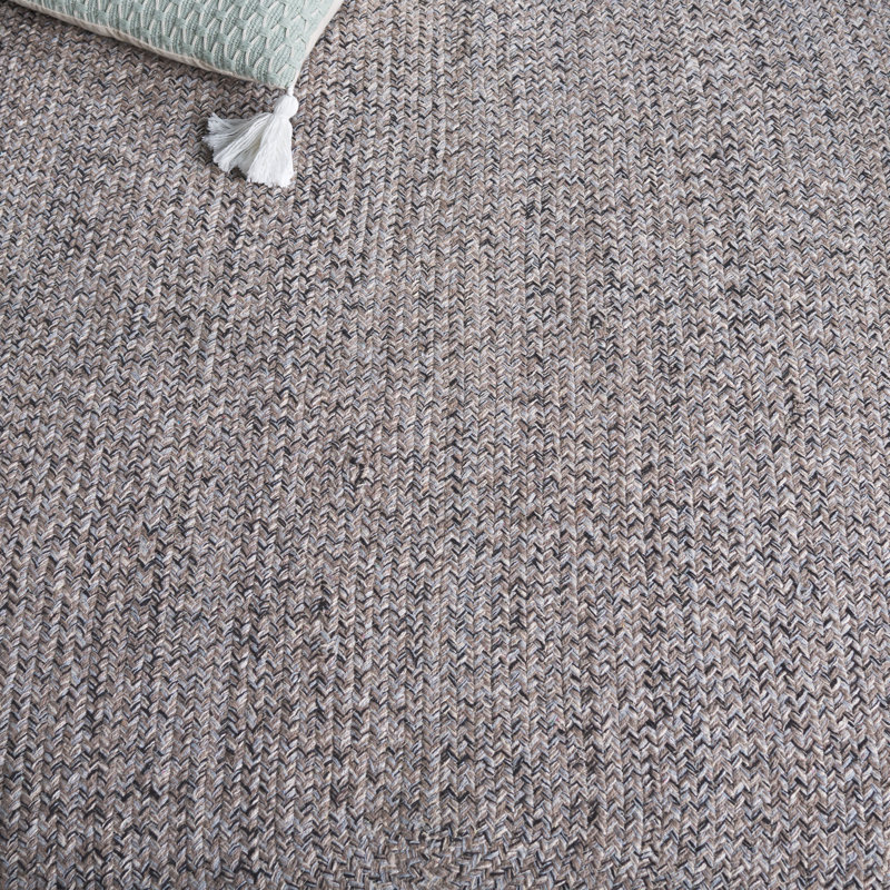 Tapis en coton tissé à la main Paulina, Ovale 6 pi x 9 pi
