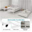 Heavy-Duty Sturdy Meta Twin Over Twin Bunk Bed/L/ Noise Reduced/ Safety Guardrail/No Box Spring Needed,White-1147091463