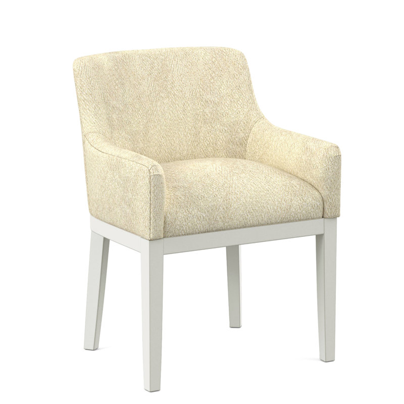 Upholstered Arm Chair, 61645-65, White