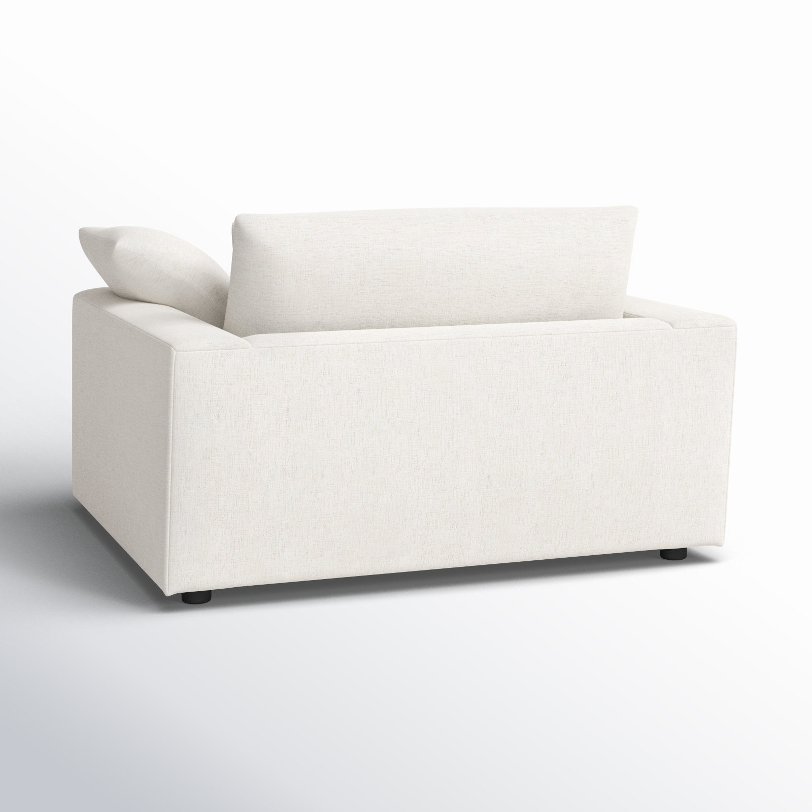 Remy Upholstered Chair And A Half, Nomad Snow Crypton® Chenille