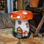 Tabouret de jardin L13,4 pouces Mushroom House