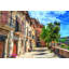 Colorful Village Street Print by Denise Dundon-1159066416